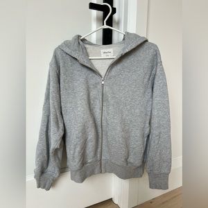 WILFRED FREE GREY ZIP UP